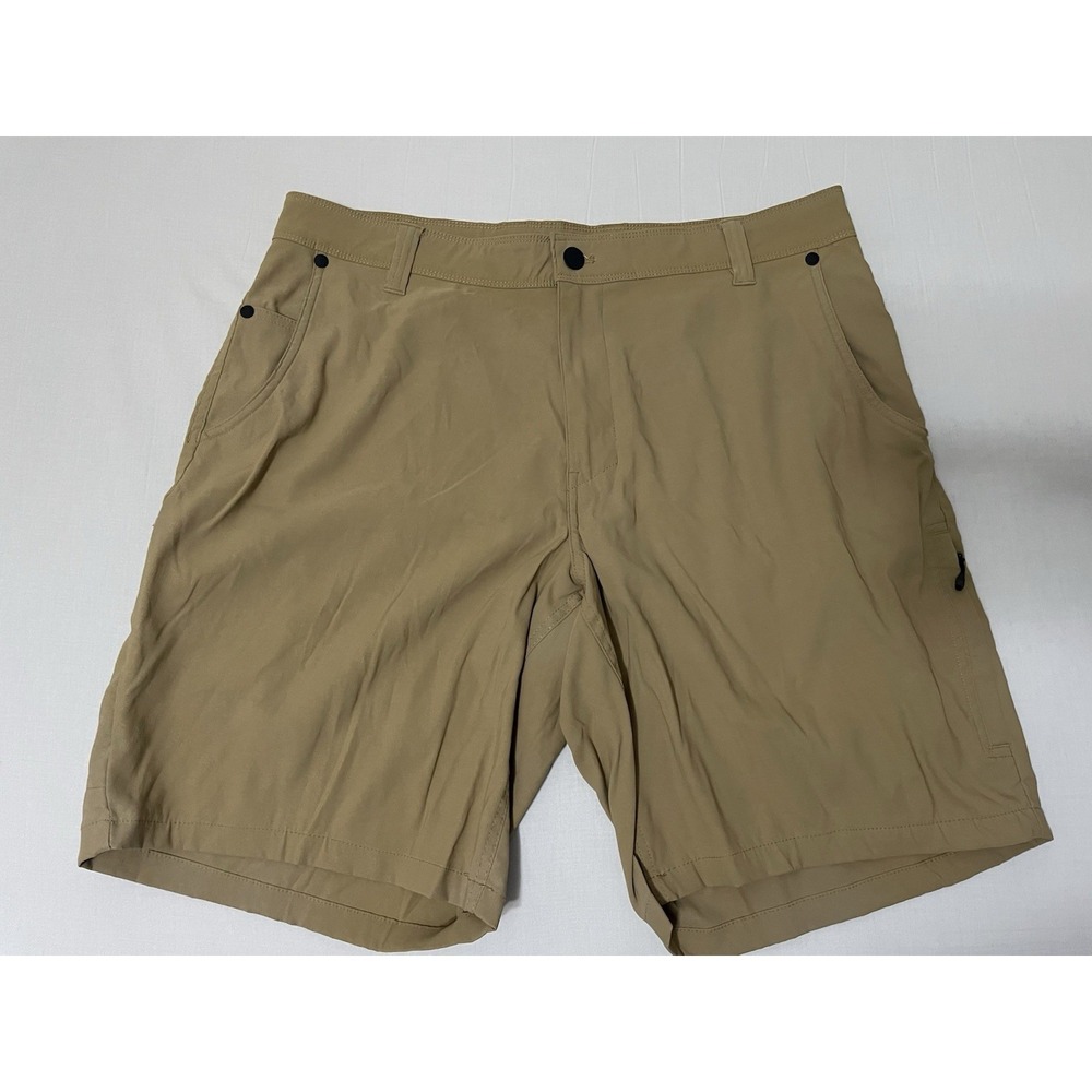 Merrell Shorts Mens 34 Tan‎ Tech Cargo Shorts Lightweight Outdoor Hiking